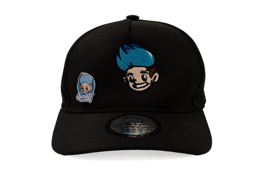 Gorra Negra Santi + Pin